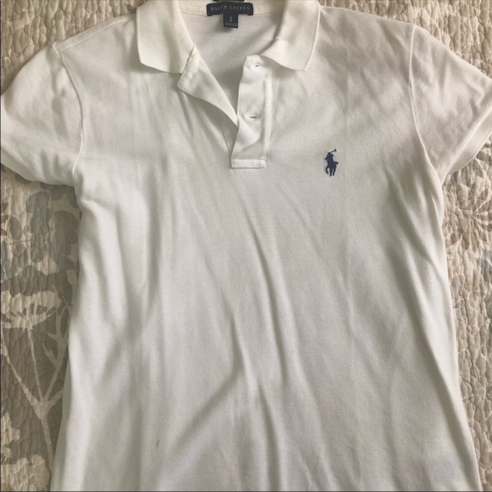 White polo shirt